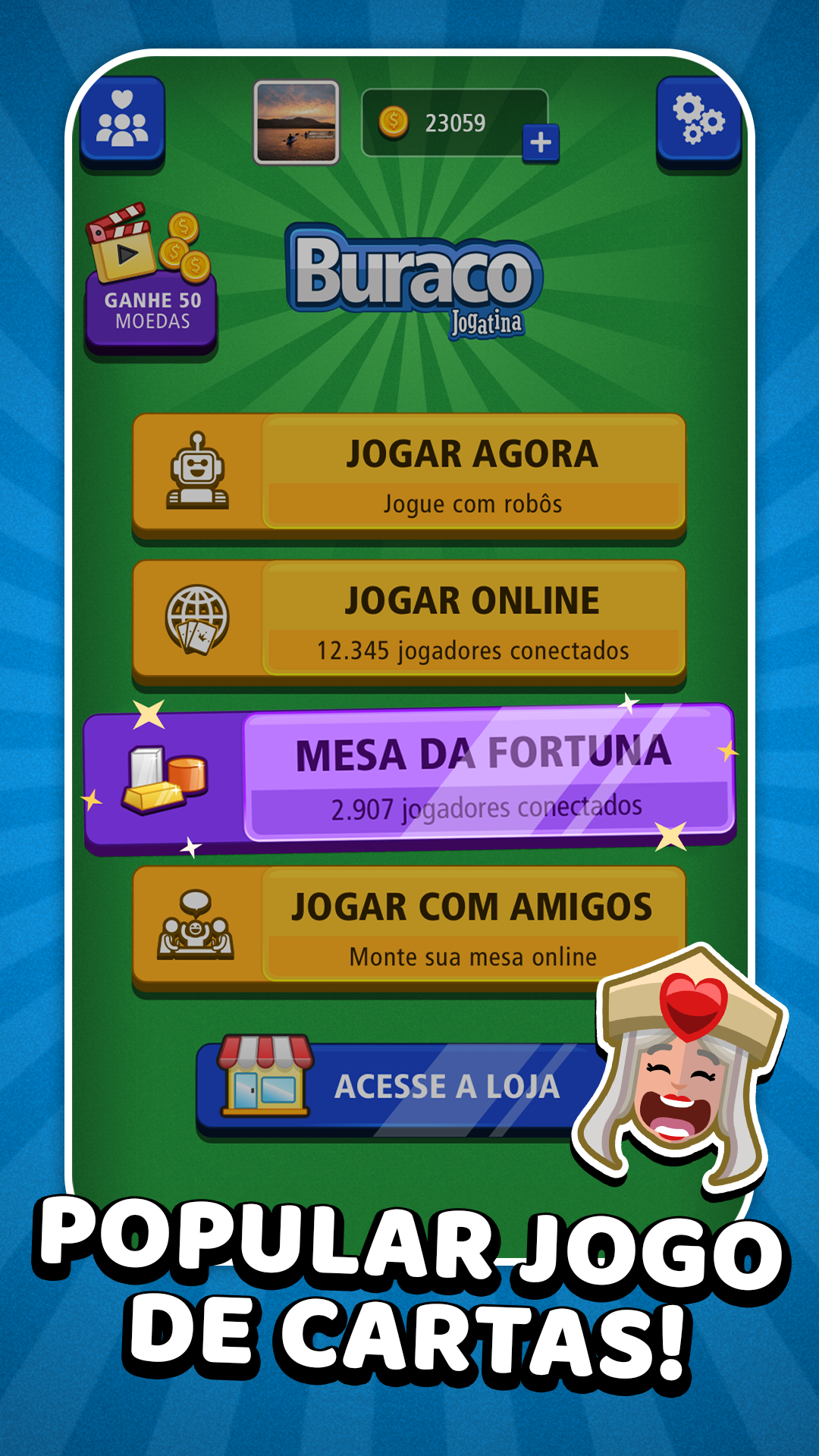 Buraco Jogatina: Jogue de graça no seu celular e tablet! - Jogatina Apps