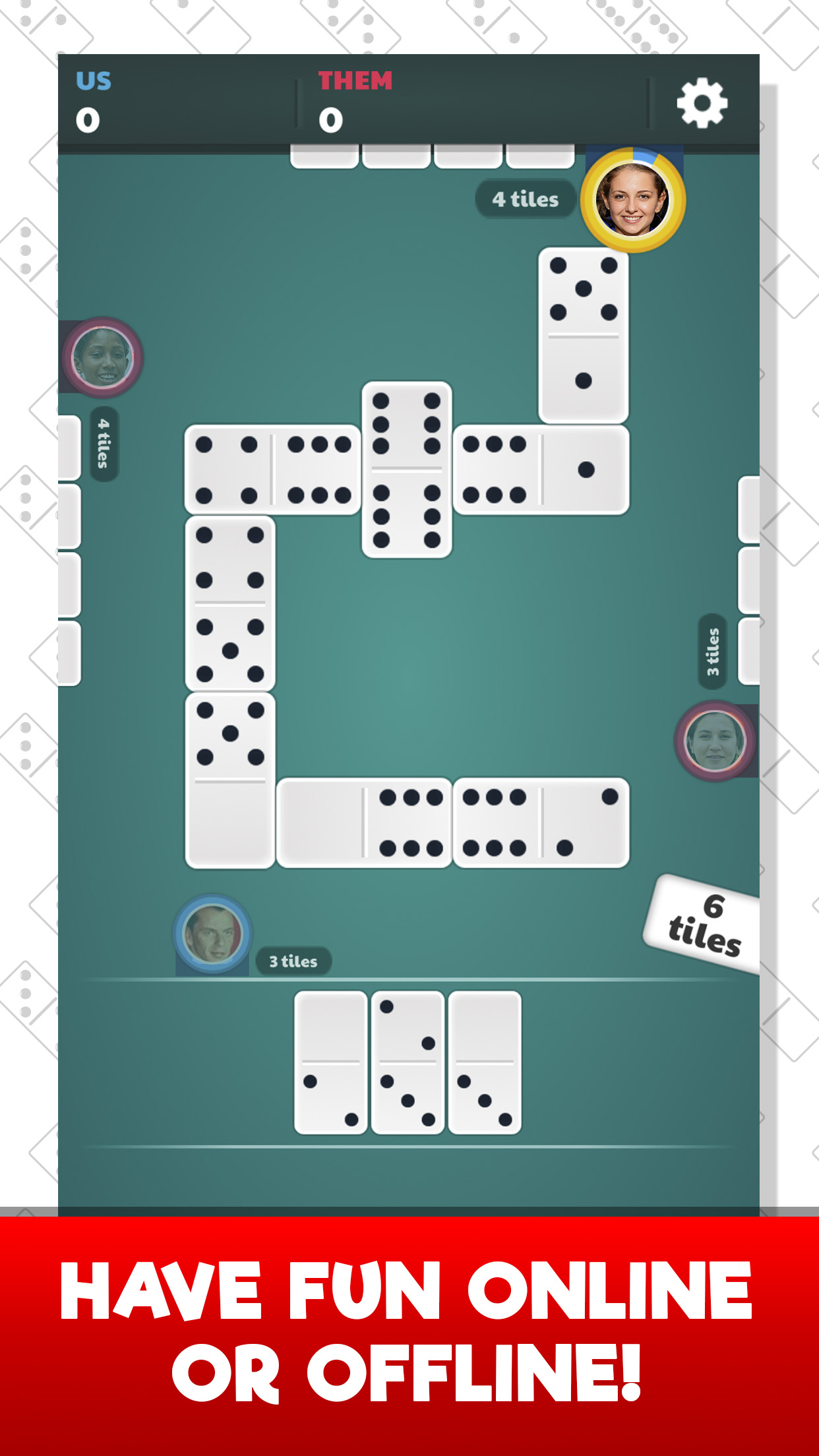 Dominisque Game Dominoes: Play for free on your smartphone and tablet! - Jogatina Apps
