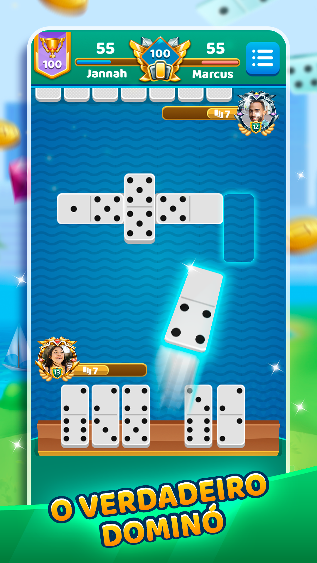 Dominoes Battle screenshot